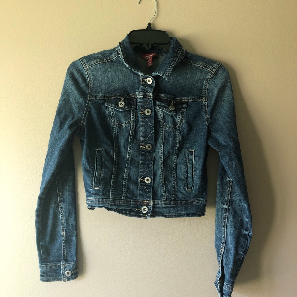 cropped Arizona jean jacket
